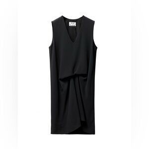 Acne Studios Challa Stretch crepe black dress